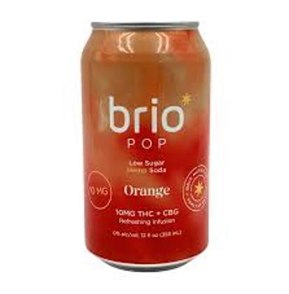 Brio Pop Orange 25mg THC
